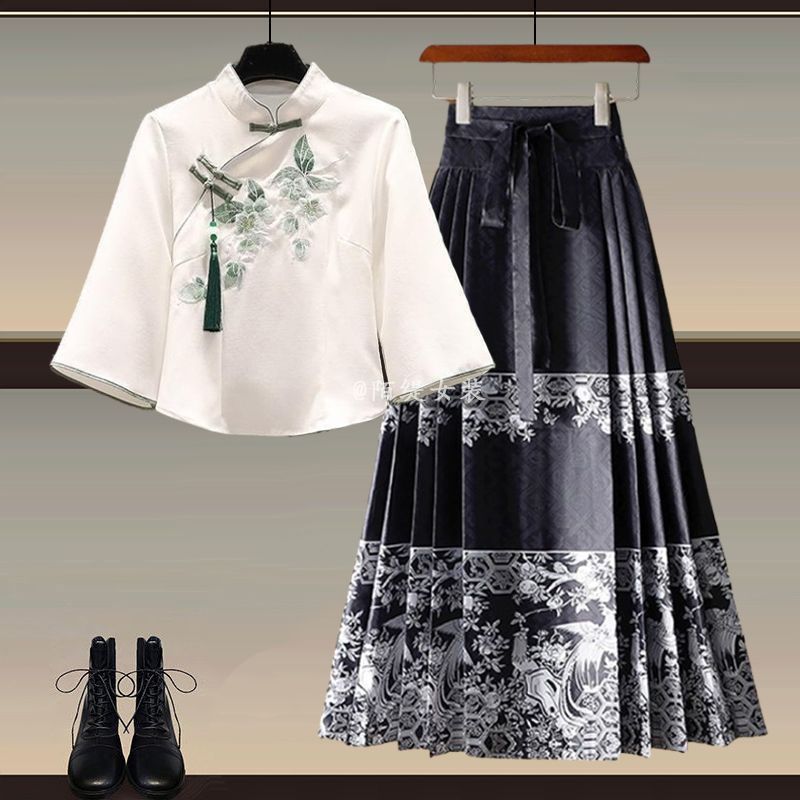 Two-piece Skirt Suit