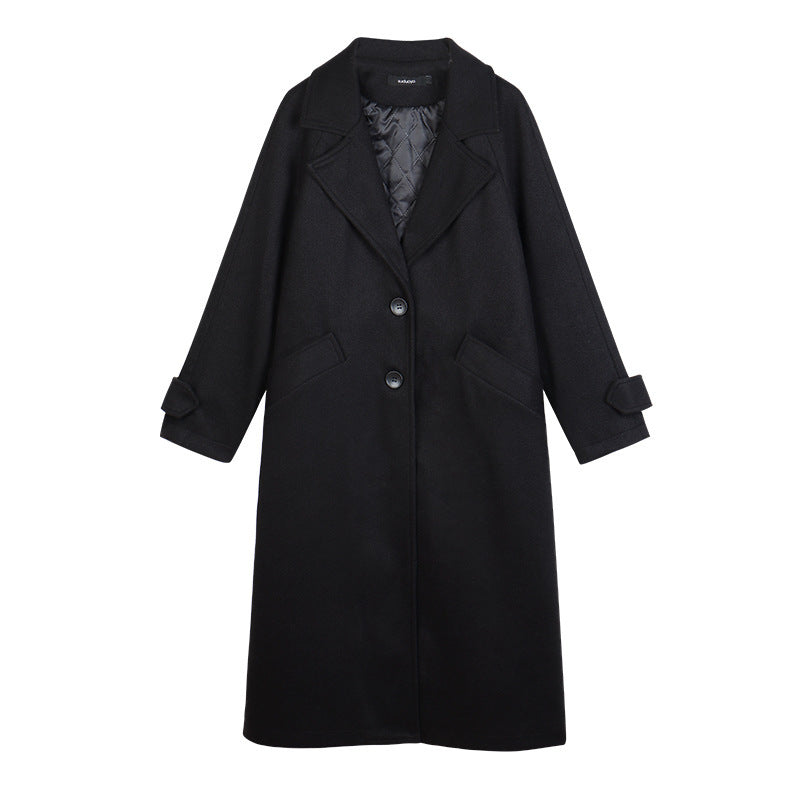 Cashmere Mid-lengt Woolen Jacket