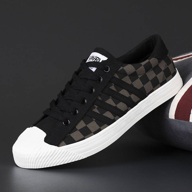 Low top shoes lace up board shoes