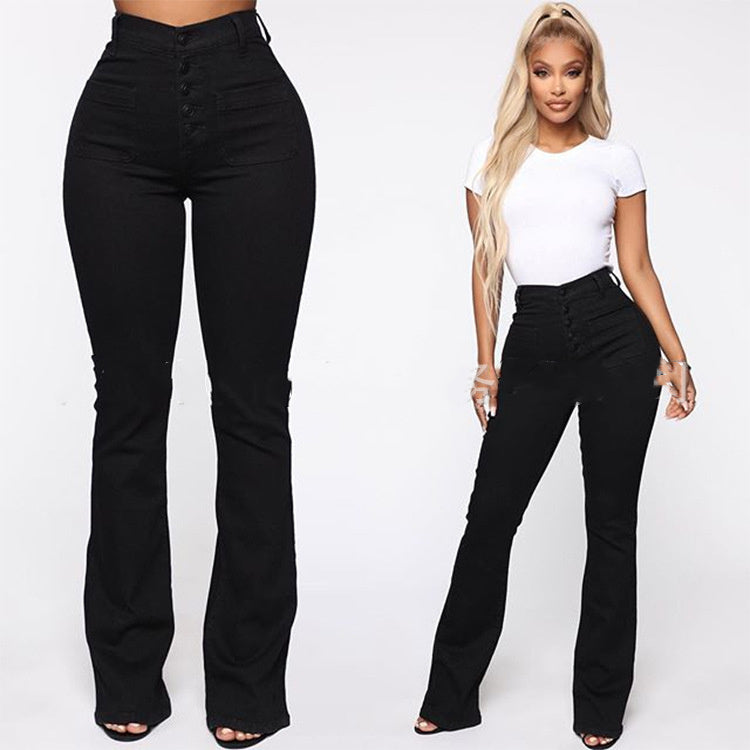 High Waist Denim Trousers (tm 4XL!!)