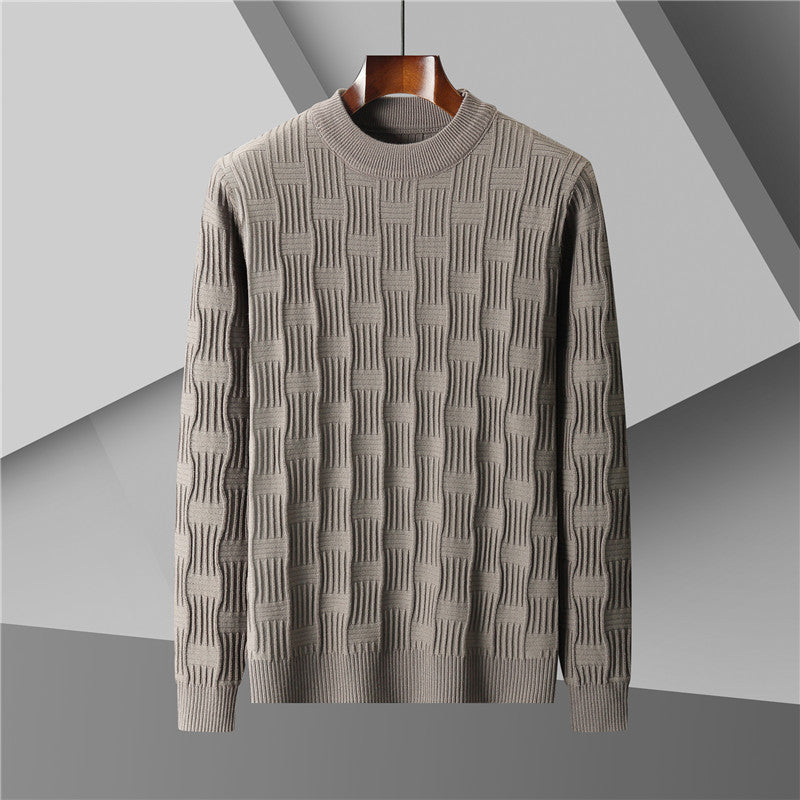 Half Turtleneck Jacquard Knitted Sweater (tm 7XL)!!