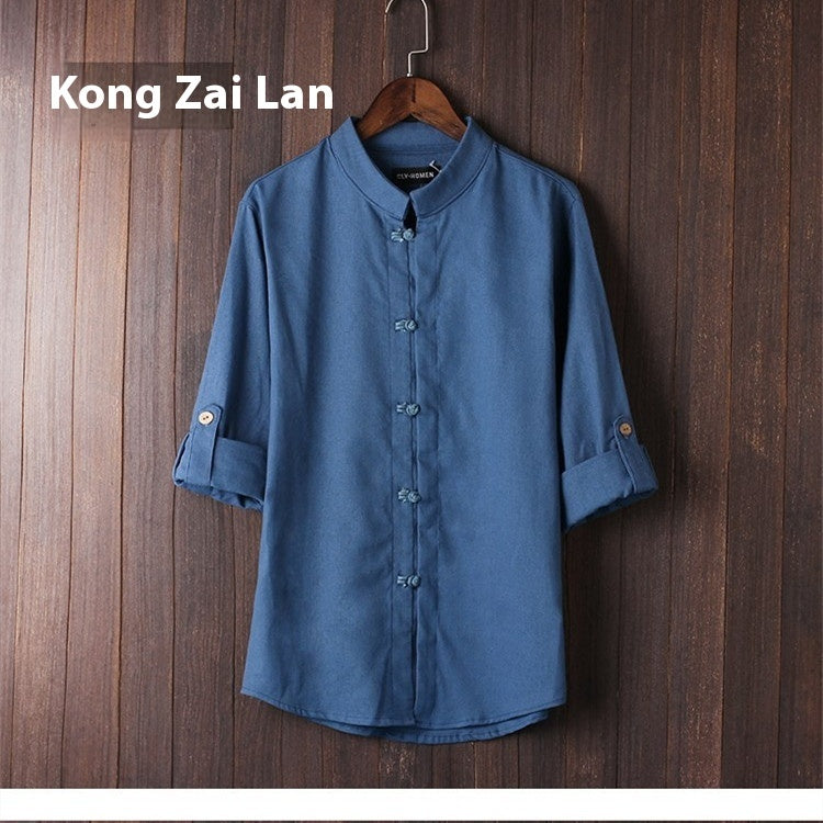 Men's Linen Vintage Shirt (tm 5XL)!!