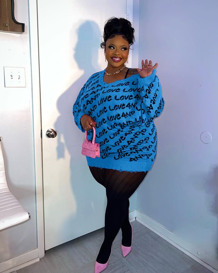 Big Size Sweater Blouse