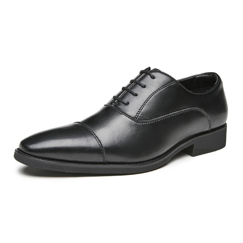 lace-up leather shoes