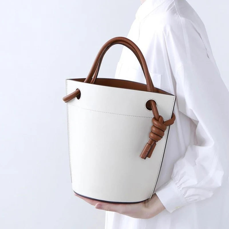 Bucket Handbag PU Leather