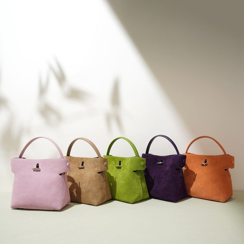 Mini Messenger Bag (matte echte Leder!!)