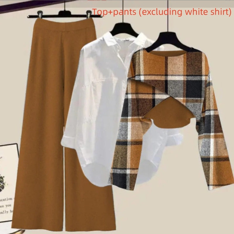 Casual Hooded  Two-piece Suit (EXCL witte blouse!)