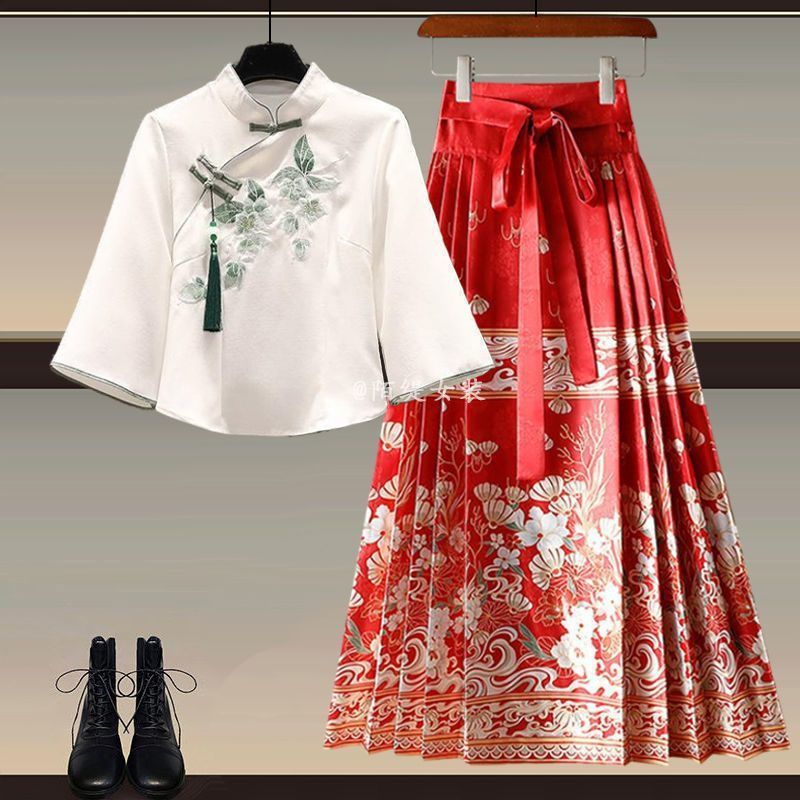 Two-piece Skirt Suit