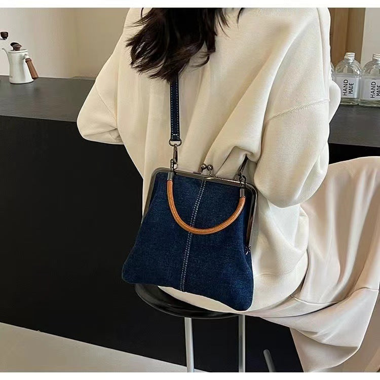 Small handbag denim