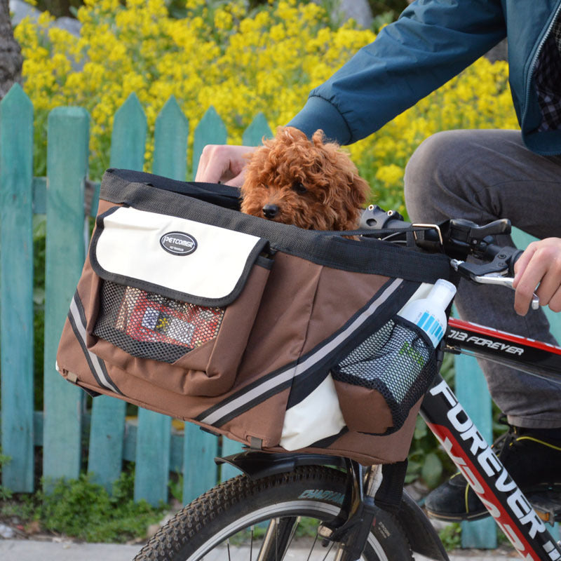 Bicycle Front Basket Small Cat Dog Carrier