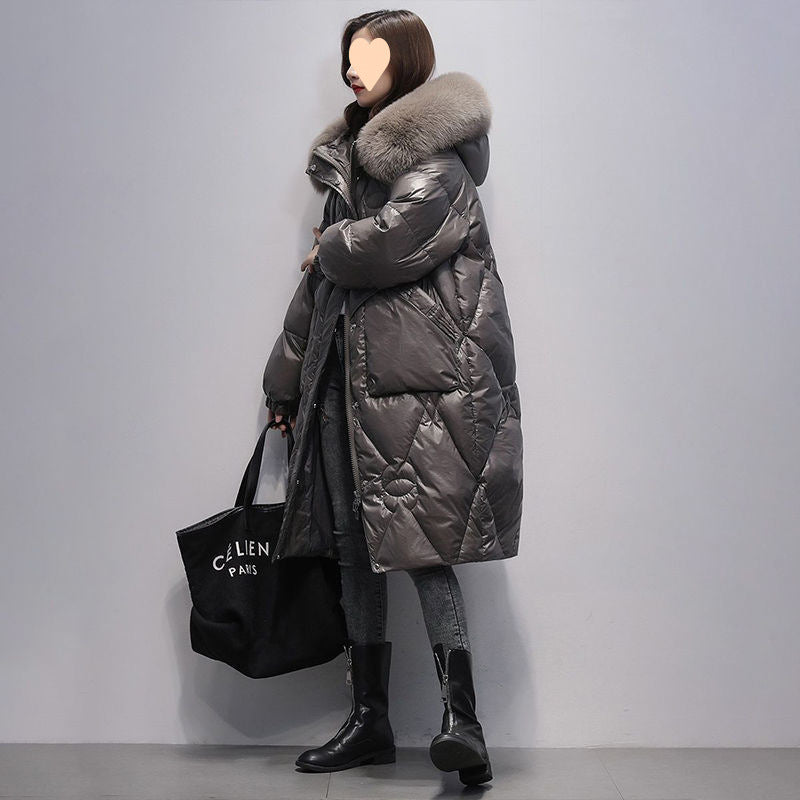 Padded Jacket  Large Fur Collar