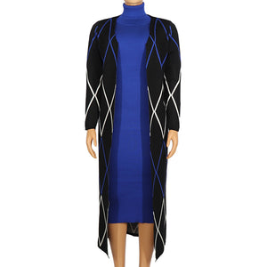 Knitted Suit Skirt (Two Piece)