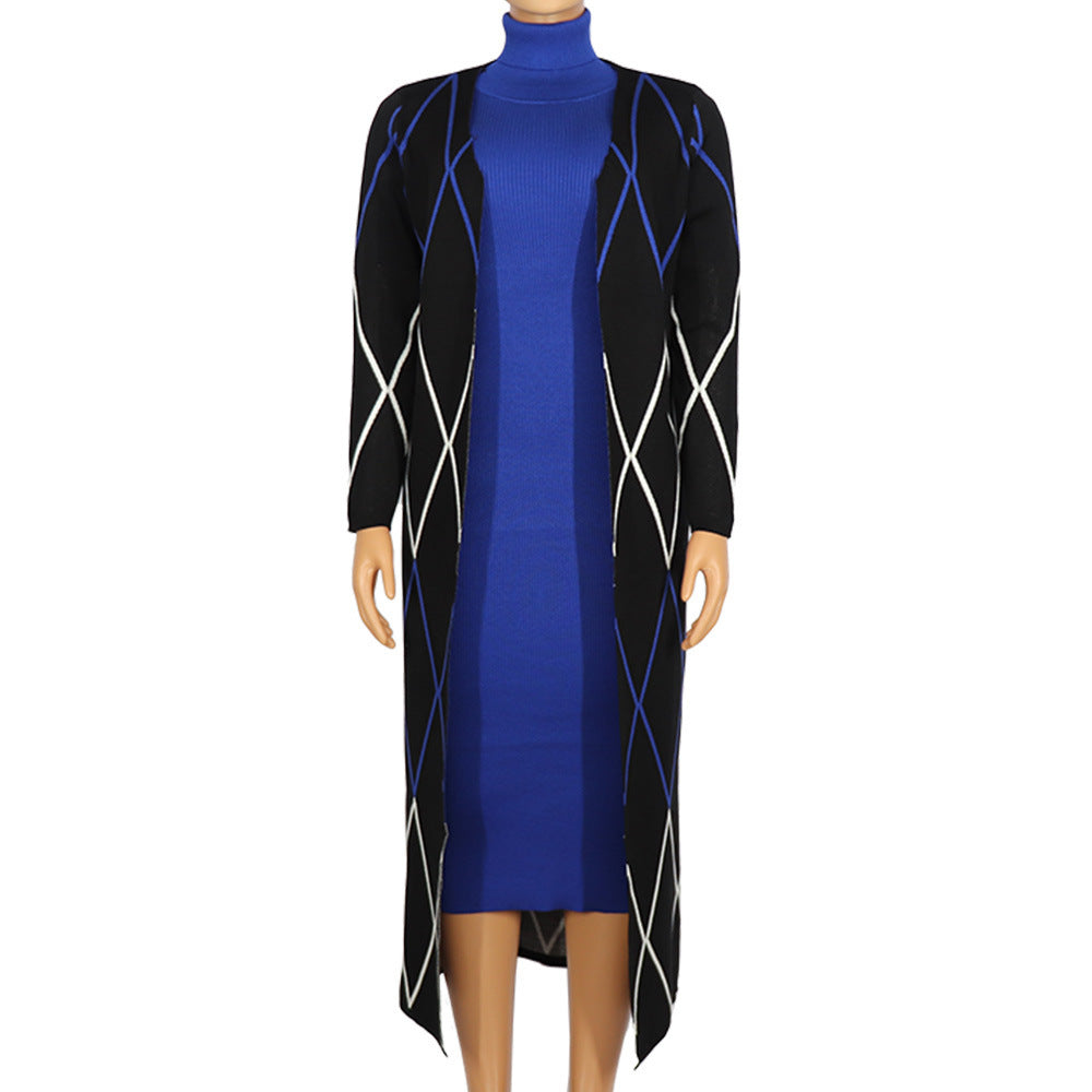Knitted Suit Skirt (Two Piece)