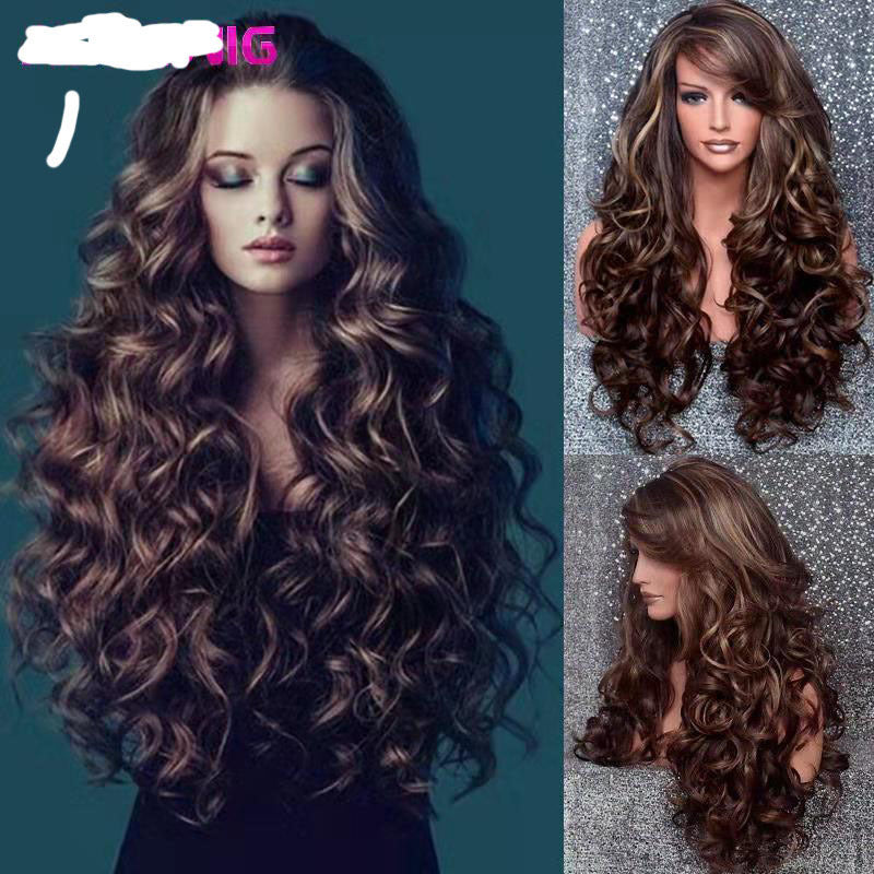Curly Big Wave wig (syntetisch)