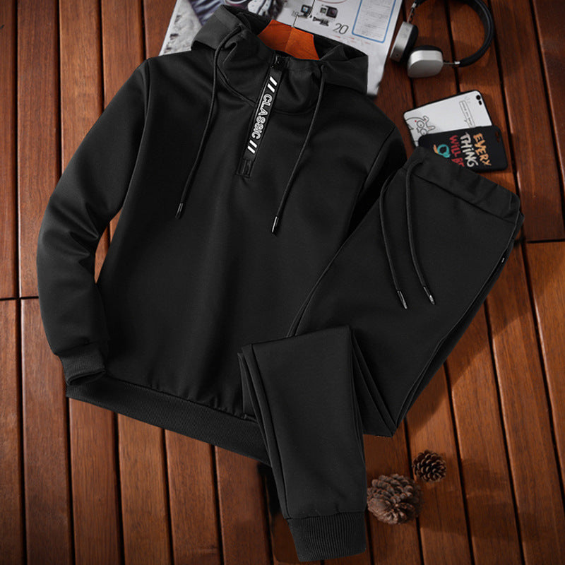 Two-Piece Hooded Sports suit (tm 4XL)