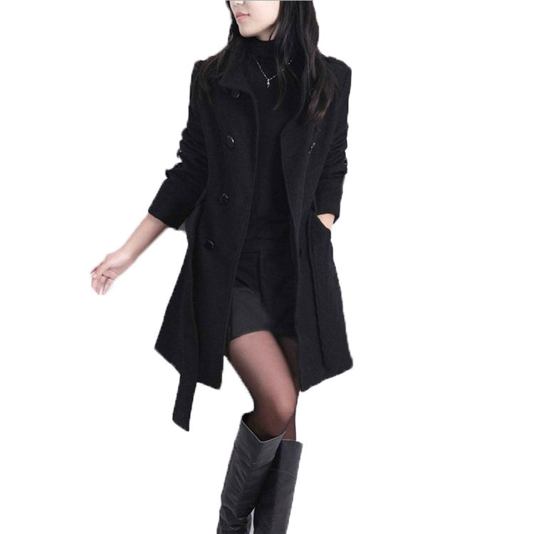 Mid-length Woolen Jacket