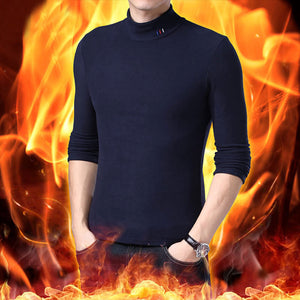 Half High Collar Slim Shirt