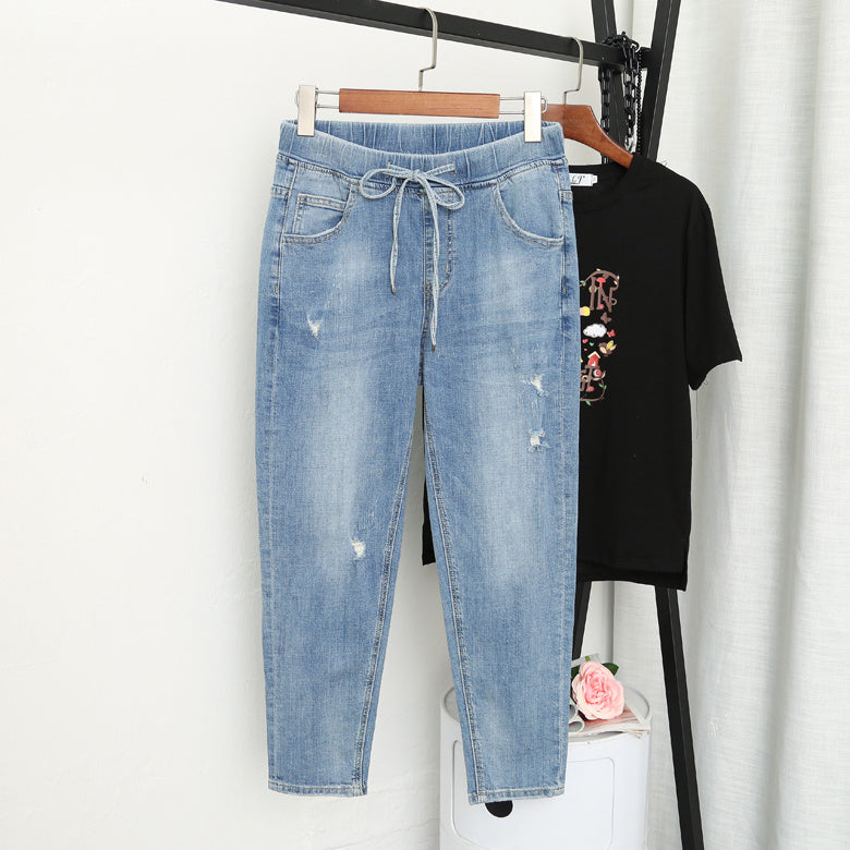 Plus size loose jeans (tm 5XL)