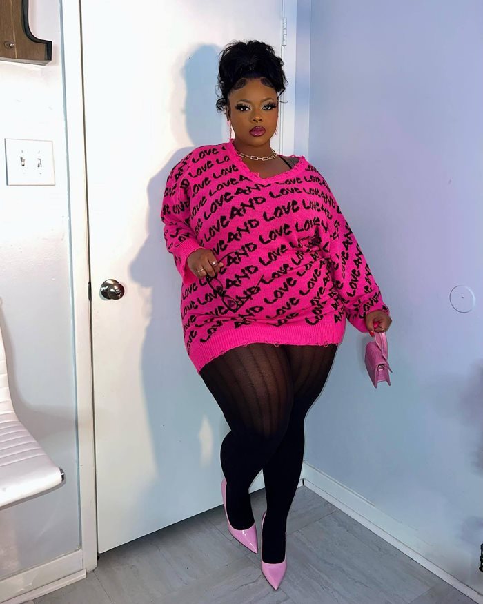 Big Size Sweater Blouse