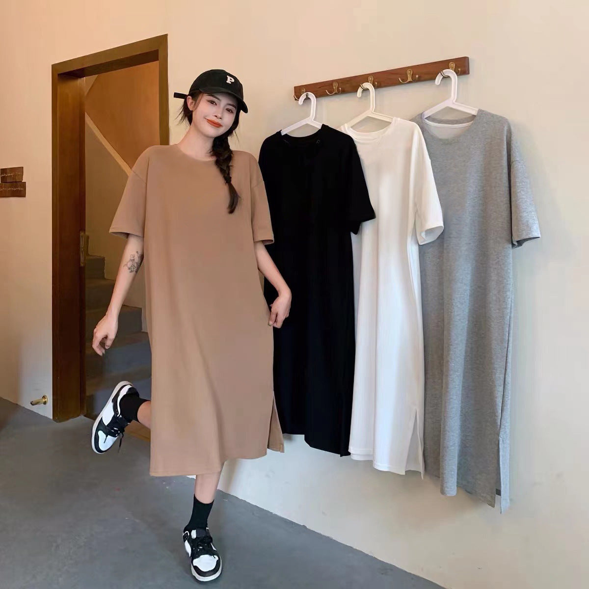 Short Sleeve Casual Dress