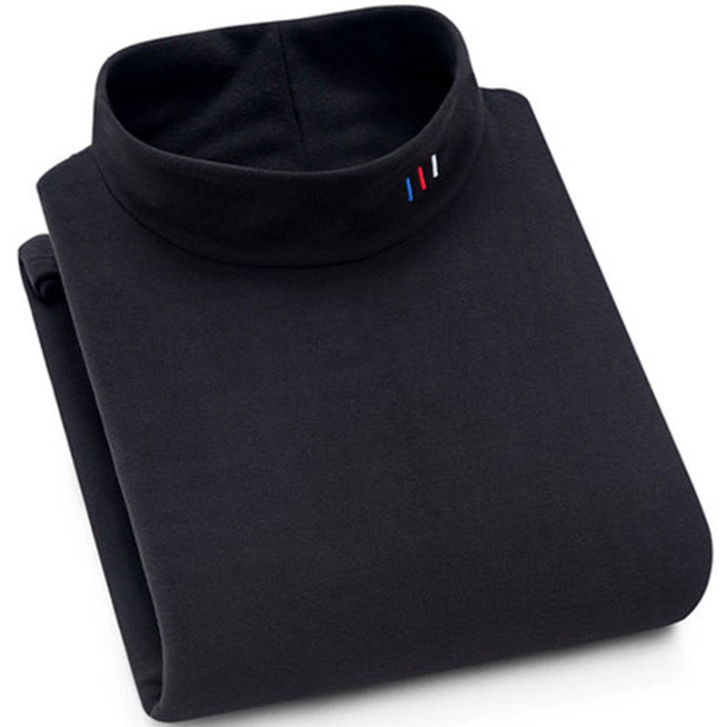 Half High Collar Slim Shirt