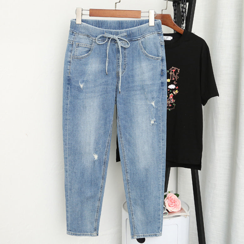 Plus size loose jeans (tm 5XL)