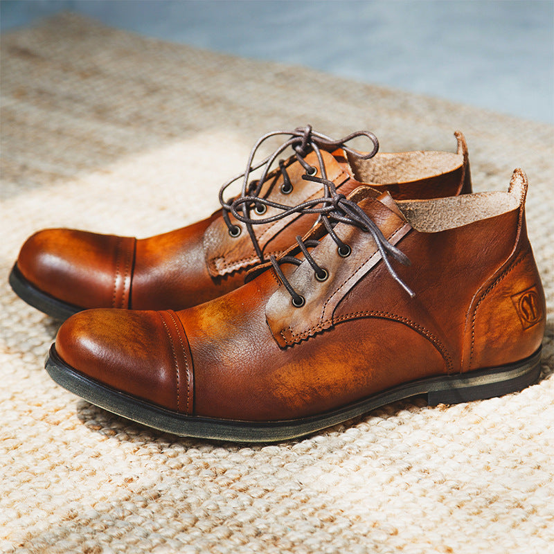 Vintage Real Leather Shoes (echt Leder)