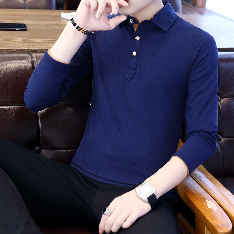 Long sleeve Polo Shirt (tm 4XL)