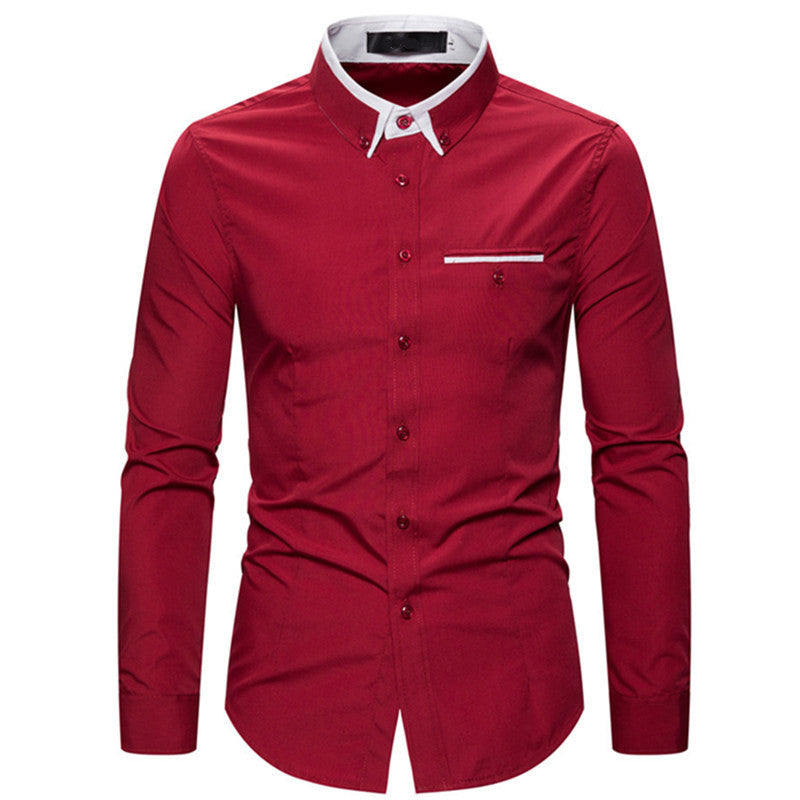 Casual Slim Fit  Shirt (tm5XL)!!