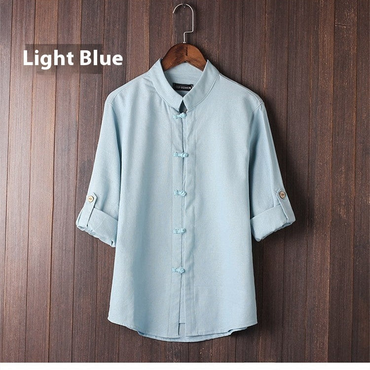 Men's Linen Vintage Shirt (tm 5XL)!!