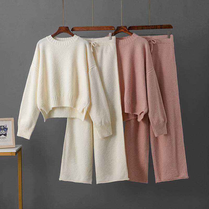 Pullover Sweater/Pants Two-piece Set