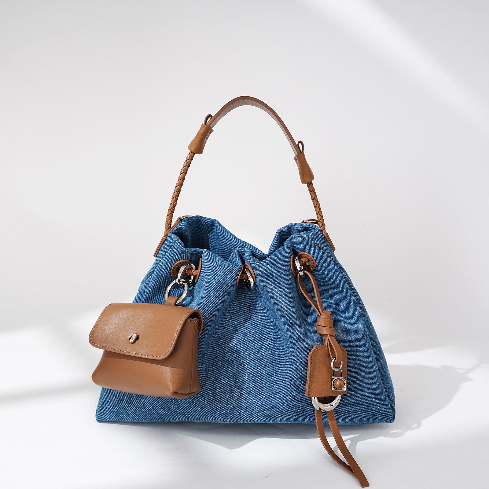 Denim Series Handbag Leather