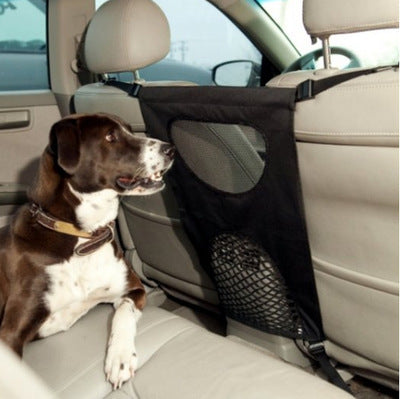 Car rear seat pet guardrail