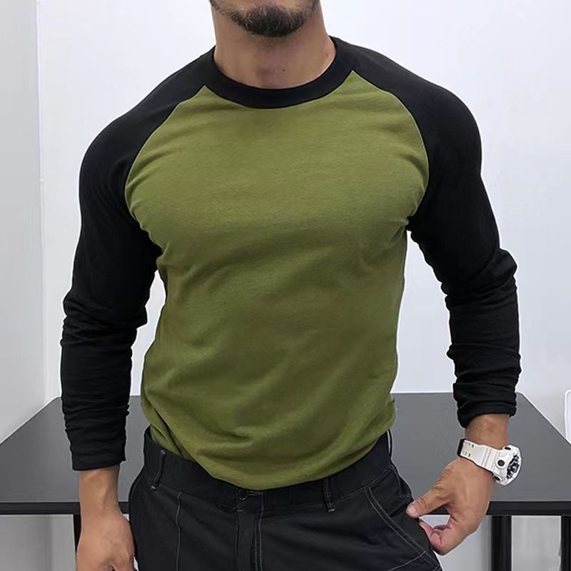 Round Neck Casual Raglan