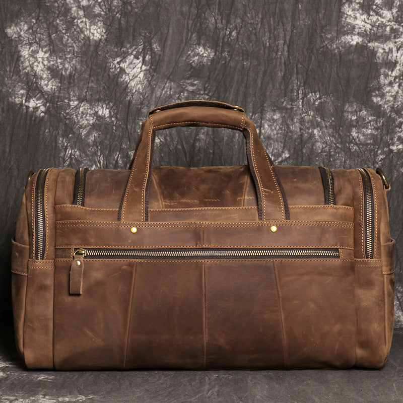 **REAL**Leather Hand Luggage Bag