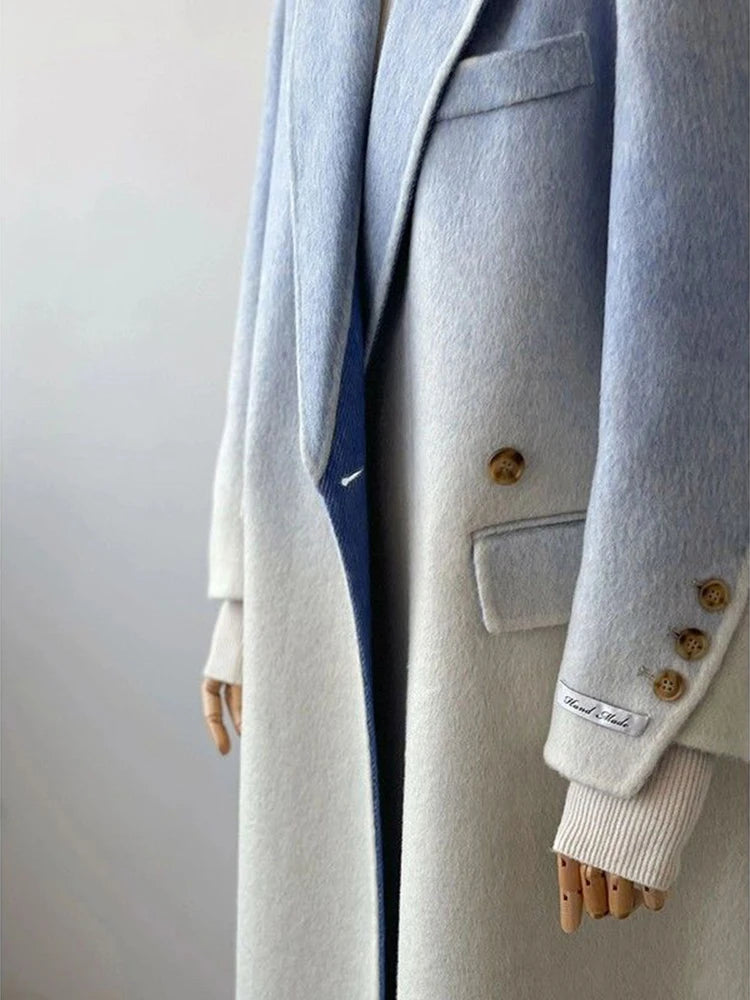 Vintage Long Woolen Coat