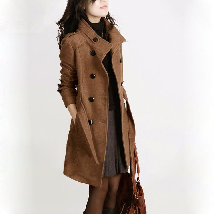Mid-length Woolen Jacket