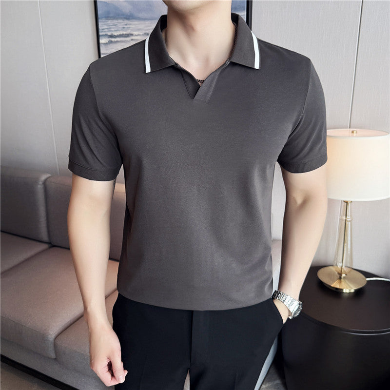 short sleeved polo shirt