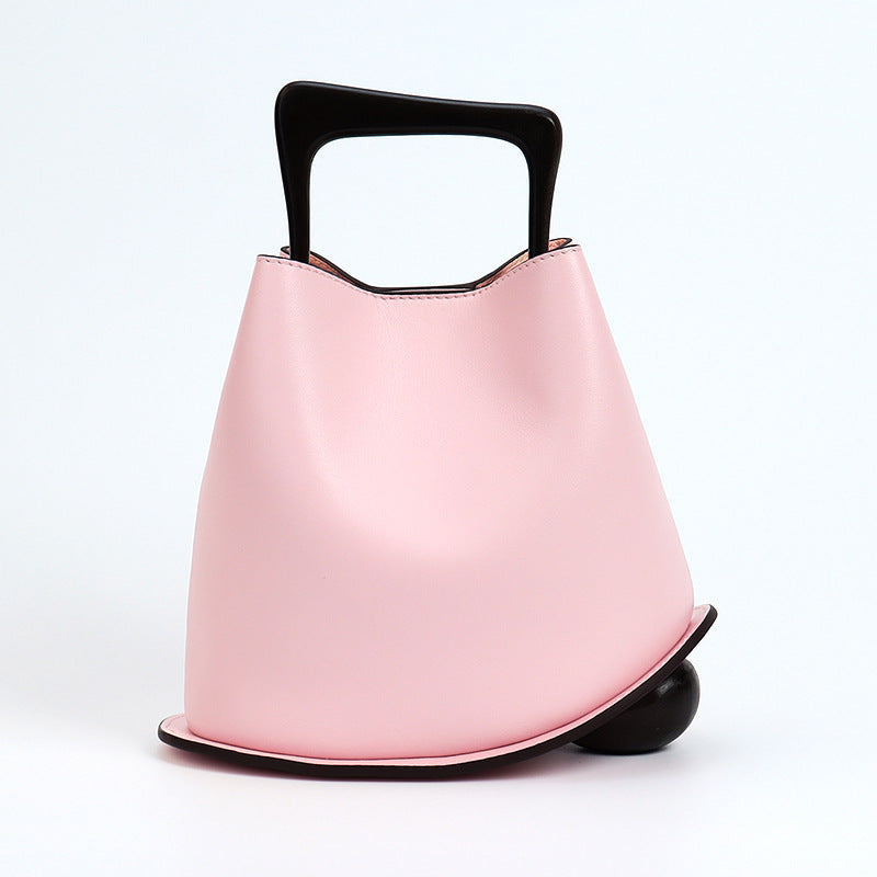 Wooden crossbody bag