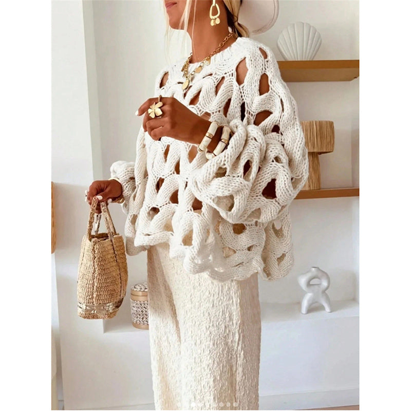 Crochet Knitted Sweater