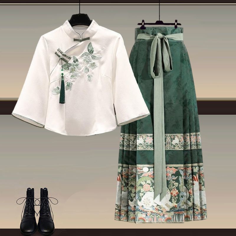 Two-piece Skirt Suit