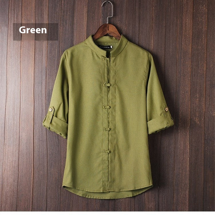 Men's Linen Vintage Shirt (tm 5XL)!!