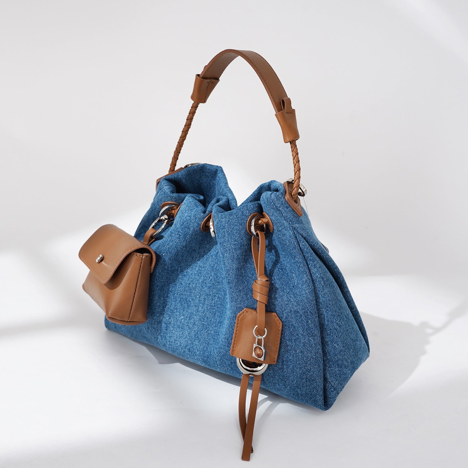 Denim Series Handbag Leather