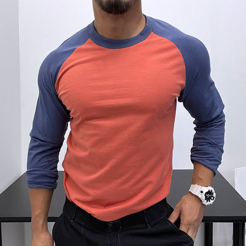 Round Neck Casual Raglan