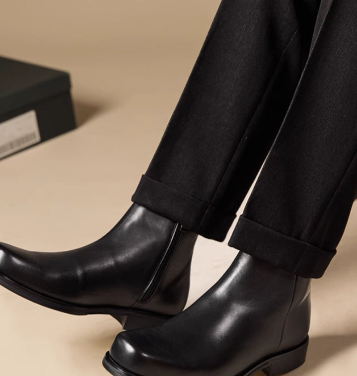 Leather Shoes High-top (echt Leder)