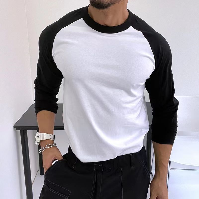 Round Neck Casual Raglan