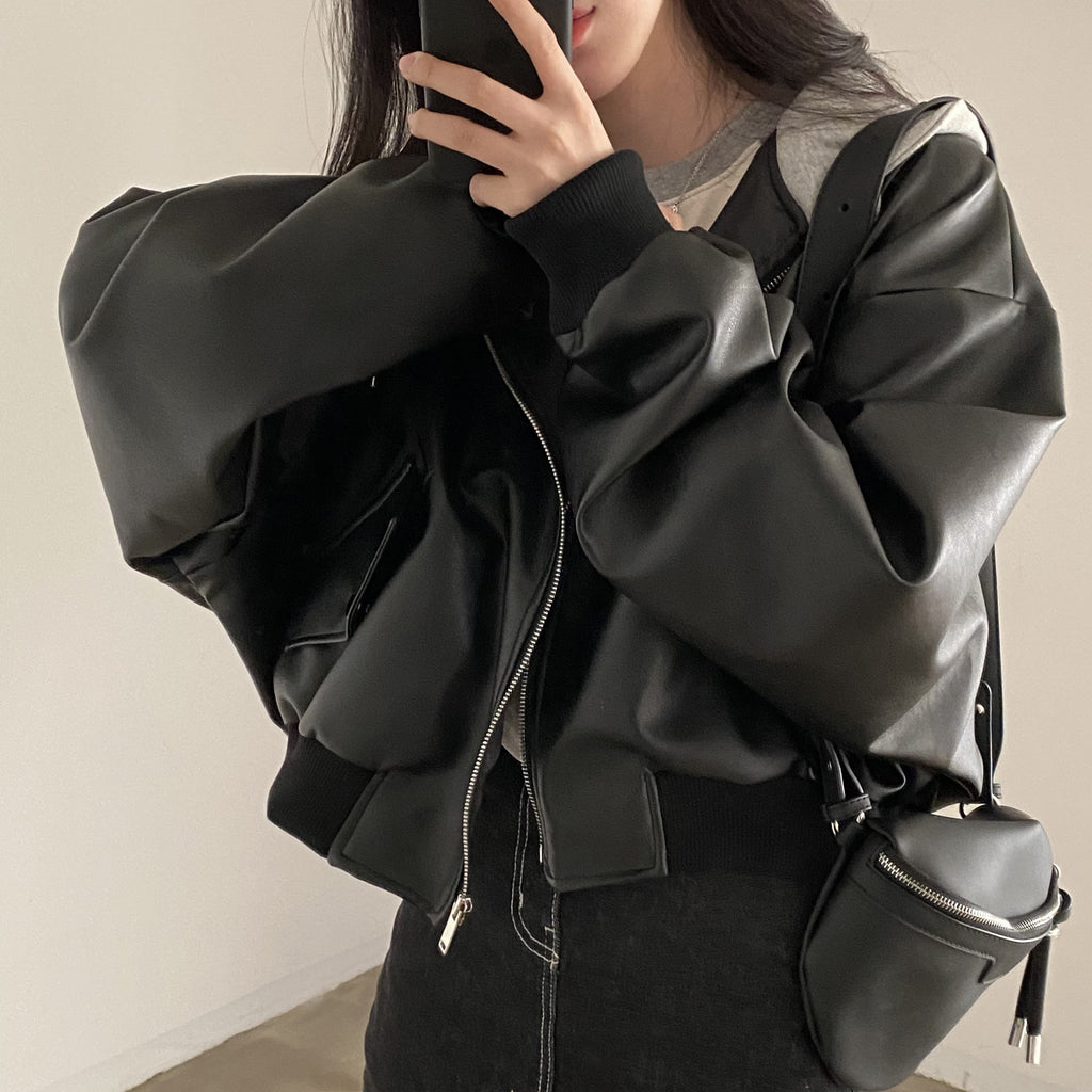Short Leather Jacket