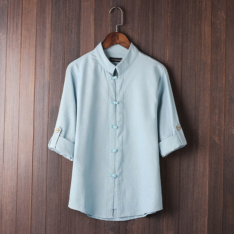 Men's Linen Vintage Shirt (tm 5XL)!!