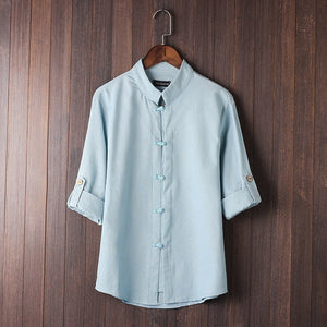 Men's Linen Vintage Shirt (tm 5XL)!!