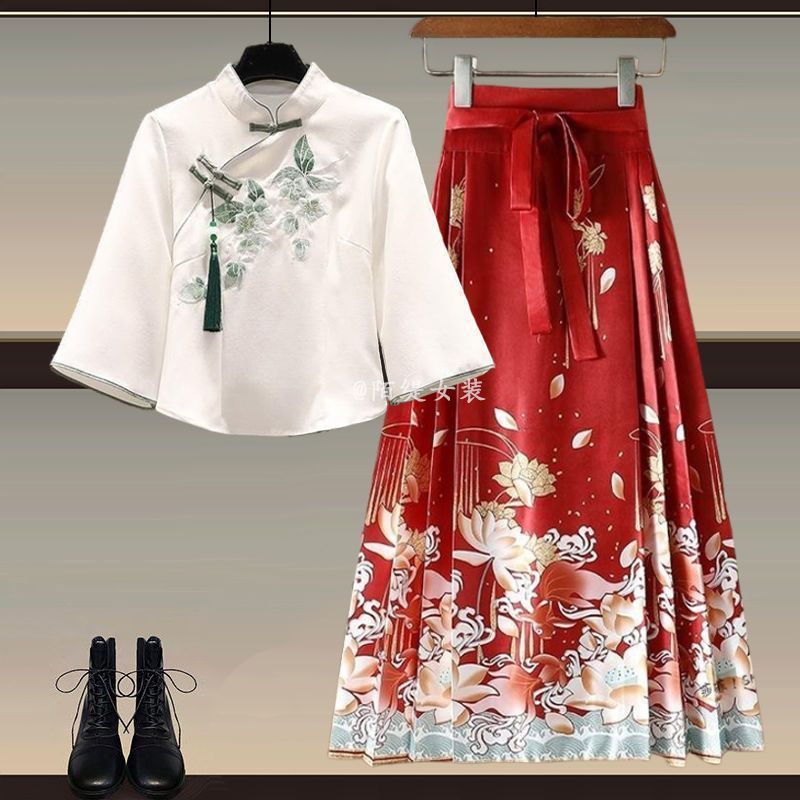 Two-piece Skirt Suit
